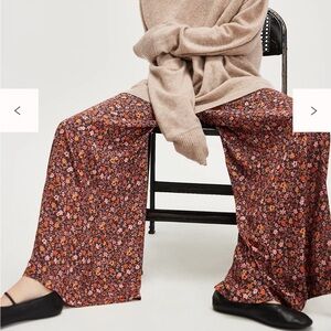 SPELL, Free People Love Jetty Floral Wide-Leg Pants size Large